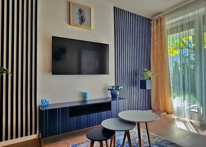 Whiteblue Z Duzym Ogrodkiem - 100 M Od Plazy! Whiteblue Mit Grossem Garten - 100 M Vom Entfernt! Whiteblue S Velkou Zahradou - 100 M Od Plaze! Lägenhet *